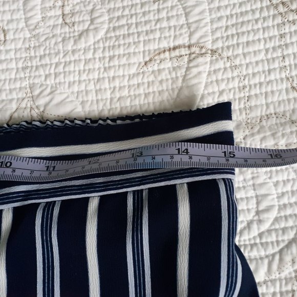 Beachy Navy Striped Pants - Picture 2 of 7